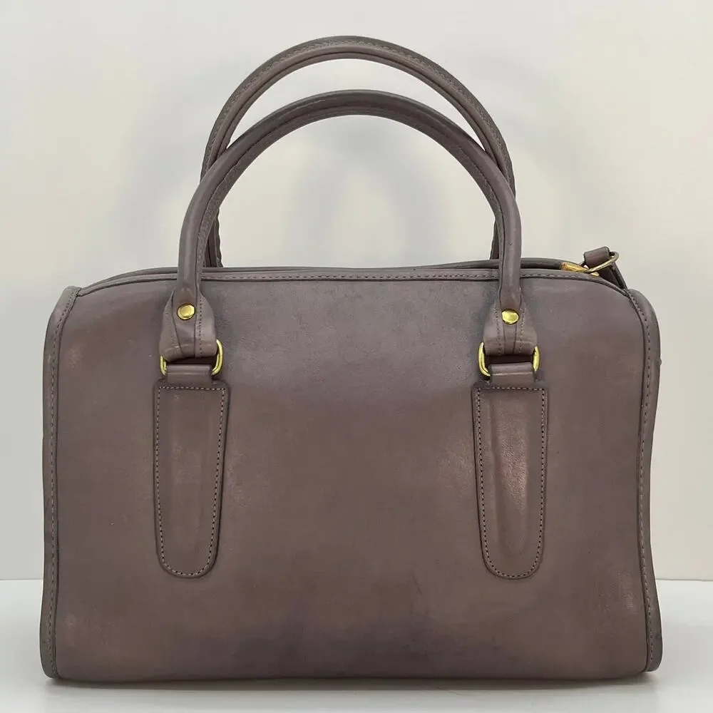 Vintage Coach NYC Madison Satchel 9725 Gray 1980s